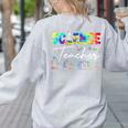 Science Teacher Tie Dye First Day Of School Back To School Men Women Girls Kids Women's Sweatshirt Back Print Ash Science Teacher Tie Dye First Day Of School Back To School Men Women Girls Kids Women's Sweatshirt Back Print Ash