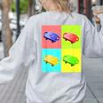 Scooter Physical Education PE Gym Teacher Women's Sweatshirt Back Print Ash Scooter Physical Education PE Gym Teacher Women's Sweatshirt Back Print Ash