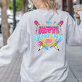 Second Grade Drip Ice Cream Home Plate Baseball Teachers Kid Women's Sweatshirt Back Print Ash Second Grade Drip Ice Cream Home Plate Baseball Teachers Kid Women's Sweatshirt Back Print Ash