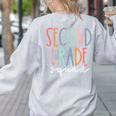 Second Grade Squad 2nd Grade Teacher Women Back To School Women's Sweatshirt Back Print Ash Second Grade Squad 2nd Grade Teacher Women Back To School Women's Sweatshirt Back Print Ash