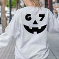 Six Seven Halloween Costume For Students Teachers 6 7 Women's Sweatshirt Back Print Ash Six Seven Halloween Costume For Students Teachers 6 7 Women's Sweatshirt Back Print Ash