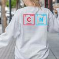 Six Seven Meme 6 7 Science Teacher 6-7 Periodic Table Women's Sweatshirt Back Print Ash