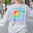 I Got Skills They'Re Multiplying Math Teacher Students Women's Sweatshirt Back Print Ash I Got Skills They'Re Multiplying Math Teacher Students Women's Sweatshirt Back Print Ash