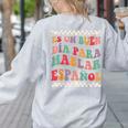 Spanish Teacher Maestra Hablar EspañOl Bilingual Teacher Women's Sweatshirt Back Print Ash Spanish Teacher Maestra Hablar EspañOl Bilingual Teacher Women's Sweatshirt Back Print Ash