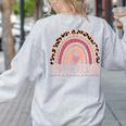 Special Education Shirt Teacher SPED Leopard Boho Rainbow Women's Sweatshirt Back Print Ash Special Education Shirt Teacher SPED Leopard Boho Rainbow Women's Sweatshirt Back Print Ash