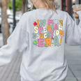 Special Education Teacher Era Inspirational SPED ABA Autism Women's Sweatshirt Back Print Ash