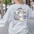 Special Education Teacher Halloween Pumpkin Ghost Inclusion Women's Sweatshirt Back Print Ash Special Education Teacher Halloween Pumpkin Ghost Inclusion Women's Sweatshirt Back Print Ash