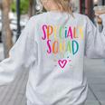 Specials Squad Art Music PE Tech Gym Teacher Team Women's Sweatshirt Back Print Ash