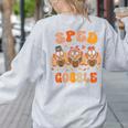 Sped Teacher Gobble Squad Thanksgiving Special Education Women's Sweatshirt Back Print Ash Sped Teacher Gobble Squad Thanksgiving Special Education Women's Sweatshirt Back Print Ash