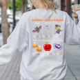 Spooky Syllables Halloween Teacher Student Education Women's Sweatshirt Back Print Ash Spooky Syllables Halloween Teacher Student Education Women's Sweatshirt Back Print Ash
