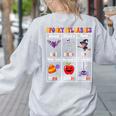 Spooky Syllables Teacher Halloween Educational Kids Women's Sweatshirt Back Print Ash Spooky Syllables Teacher Halloween Educational Kids Women's Sweatshirt Back Print Ash