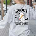 Spooky Toddler Teacher Halloween School Women's Sweatshirt Back Print Ash Spooky Toddler Teacher Halloween School Women's Sweatshirt Back Print Ash