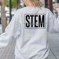 Stem Teacher Science Technology Engineering Math Teachers Women's Sweatshirt Back Print Ash Stem Teacher Science Technology Engineering Math Teachers Women's Sweatshirt Back Print Ash