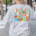 My Students Are Out Of This World Space Groovy Teacher Women's Sweatshirt Back Print Ash My Students Are Out Of This World Space Groovy Teacher Women's Sweatshirt Back Print Ash