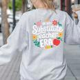 In My Substitute Teacher Era Women's Sweatshirt Back Print Ash
