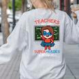 Super Hero Teacher Superheroes In Disguise Women's Sweatshirt Back Print Ash Super Hero Teacher Superheroes In Disguise Women's Sweatshirt Back Print Ash