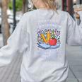 Superhero Sidekick Teaching Teach School Teacher Assistant Women's Sweatshirt Back Print Ash Superhero Sidekick Teaching Teach School Teacher Assistant Women's Sweatshirt Back Print Ash