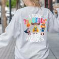 I Teach 2nd Grade Superheroes Back To School Teacher Men Women Girls Kids Women's Sweatshirt Back Print Ash