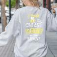 I Teach The Cutest Bees In The Beehive Kindergarten Teacher Women's Sweatshirt Back Print Ash I Teach The Cutest Bees In The Beehive Kindergarten Teacher Women's Sweatshirt Back Print Ash
