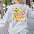 I Teach The Cutest Pumpkins Preschool Teacher Halloween Women's Sweatshirt Back Print Ash I Teach The Cutest Pumpkins Preschool Teacher Halloween Women's Sweatshirt Back Print Ash