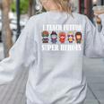 I Teach Future Superheroes Last Day Back To School Teacher Women's Sweatshirt Back Print Ash I Teach Future Superheroes Last Day Back To School Teacher Women's Sweatshirt Back Print Ash