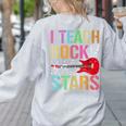 I Teach Rockstars Band Vibes Teacher Rocks My Music Teaching Women's Sweatshirt Back Print Ash I Teach Rockstars Band Vibes Teacher Rocks My Music Teaching Women's Sweatshirt Back Print Ash
