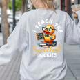 I Teach The Sweetest Duckies Teacher Rubber Duck Teaching Women's Sweatshirt Back Print Ash I Teach The Sweetest Duckies Teacher Rubber Duck Teaching Women's Sweatshirt Back Print Ash