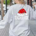 Teacher Aide Christmas Women Family Matching Group Xmas Women's Sweatshirt Back Print Ash Teacher Aide Christmas Women Family Matching Group Xmas Women's Sweatshirt Back Print Ash