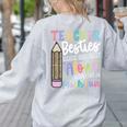Teacher Besties Because Going Crazy Alone Is Not As Much Fun Women's Sweatshirt Back Print Ash Teacher Besties Because Going Crazy Alone Is Not As Much Fun Women's Sweatshirt Back Print Ash