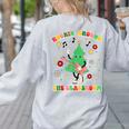 Teacher Christmas Shirts Pajama Matching Rockin' Around The Classroom -Adult Short Sleeve Small Modern Festive Christmas Teacher Xmas Vibes T-Shirt Women's Sweatshirt Back Print Ash