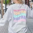Teacher Dear Students Behind Me 1st Day Of School On Back Women's Sweatshirt Back Print Ash Teacher Dear Students Behind Me 1st Day Of School On Back Women's Sweatshirt Back Print Ash