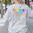 Teacher Definition Teaching School Teacher Women's Sweatshirt Back Print Ash Teacher Definition Teaching School Teacher Women's Sweatshirt Back Print Ash