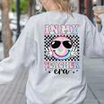In My Teacher Era Groovy Tie Dye Back To School Cute Teacher Women's Sweatshirt Back Print Ash