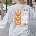 Teacher Halloween Tshirts I Teach The Cutest Pumpkins Women's Sweatshirt Back Print Ash Teacher Halloween Tshirts I Teach The Cutest Pumpkins Women's Sweatshirt Back Print Ash