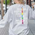 Teacher Inspirational Educator Favorite School Teacher Men Women Girls Kids Women's Sweatshirt Back Print Ash Teacher Inspirational Educator Favorite School Teacher Men Women Girls Kids Women's Sweatshirt Back Print Ash