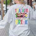 Teacher Of Pre K Superheroes Teacher New School Year Men Women Women's Sweatshirt Back Print Ash Teacher Of Pre K Superheroes Teacher New School Year Men Women Women's Sweatshirt Back Print Ash