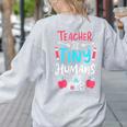 Teacher Preschool Pre K Kindergarten Women's Sweatshirt Back Print Ash Teacher Preschool Pre K Kindergarten Women's Sweatshirt Back Print Ash