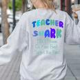 Teacher Shark Don't Stress Do Your Best Forget The Rest Women's Sweatshirt Back Print Ash Teacher Shark Don't Stress Do Your Best Forget The Rest Women's Sweatshirt Back Print Ash