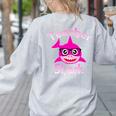 Teacher Shark Female Teacher Women's Sweatshirt Back Print Ash Teacher Shark Female Teacher Women's Sweatshirt Back Print Ash