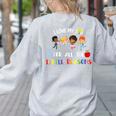 Teacher Shirt I Love My Job For All The Little Reasons Women's Sweatshirt Back Print Ash Teacher Shirt I Love My Job For All The Little Reasons Women's Sweatshirt Back Print Ash