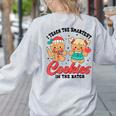 Teacher Of Smart Cookies Cute Gingerbread Teacher Christmas Women's Sweatshirt Back Print Ash Teacher Of Smart Cookies Cute Gingerbread Teacher Christmas Women's Sweatshirt Back Print Ash