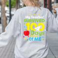 My Teacher Survived 100 Days Of Me Women's Sweatshirt Back Print Ash My Teacher Survived 100 Days Of Me Women's Sweatshirt Back Print Ash