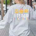 Teacher I Teach Smart Cookies For Men Women Kids Women's Sweatshirt Back Print Ash Teacher I Teach Smart Cookies For Men Women Kids Women's Sweatshirt Back Print Ash