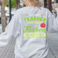 Teacher Teaching Assistant Aide Hero Women's Sweatshirt Back Print Ash Teacher Teaching Assistant Aide Hero Women's Sweatshirt Back Print Ash