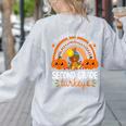 Teacher Thanksgiving Thankful For My Second Grade Turkeys Women's Sweatshirt Back Print Ash Teacher Thanksgiving Thankful For My Second Grade Turkeys Women's Sweatshirt Back Print Ash