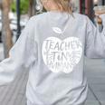 Teacher Of Tiny Humans Preschool Kindergarten Teacher Women's Sweatshirt Back Print Ash Teacher Of Tiny Humans Preschool Kindergarten Teacher Women's Sweatshirt Back Print Ash