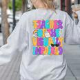 Teacher Of The Visually Impaired Blindness Awareness Women's Sweatshirt Back Print Ash Teacher Of The Visually Impaired Blindness Awareness Women's Sweatshirt Back Print Ash