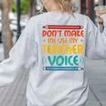 Teacher Voice Teacherlife Primary School Teacher Women's Sweatshirt Back Print Ash Teacher Voice Teacherlife Primary School Teacher Women's Sweatshirt Back Print Ash