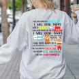 Teacher I Will Read Book On Boat Kids Women Bookworm Women's Sweatshirt Back Print Ash