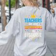 Teachers Are JUST Superheroes Fun School Women's Sweatshirt Back Print Ash Teachers Are JUST Superheroes Fun School Women's Sweatshirt Back Print Ash